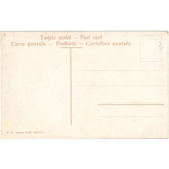 Concurso De Balcones Sevilla Spain Tomas Sanz Postcard - Picture 2 of 2